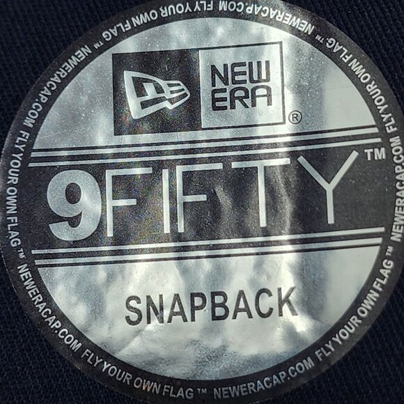 Denver Broncos New Era 9Fifty Snapback Hat Vintage NFL Collection Navy & Orange - Picture 5 of 10